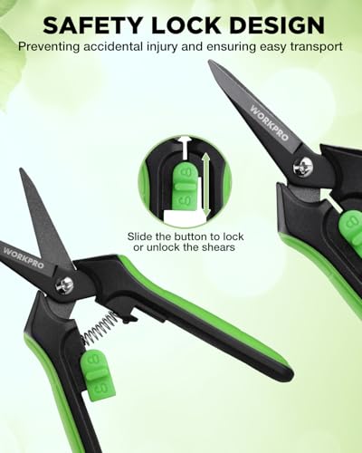 WORKPRO 6-Inch Garden Pruning Shears