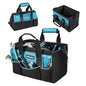 DURATECH 13" Small Tool Bag with 9 Pockets, Wide Open Tool Carrier - size: 13 Inch