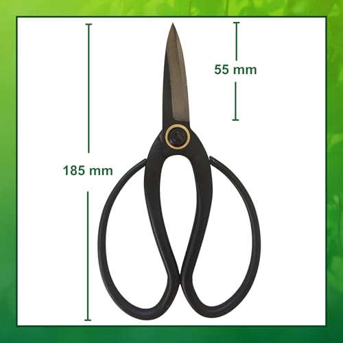Garden Guru Bonsai Scissors - Traditional Butterfly Bonsai Pruner Shear for Precise Trimming Pruning and Deadheading of Flowers Plants, Japanese Bonsai Garden Tools (180mm 4 Pack) - style: 180mm 4 Pack