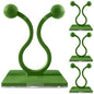 DIMROM Small 100 Pcs Plant Supports for Outdoor Plants and Vines (Green) - color: Small Green 100 Pcs