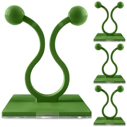 100Pcs Climbing Plant Wall Clips for Vines, Flexible Plastic (Green) - color: Small Green 100 Pcs