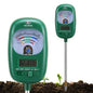7-in-one Soil Test Kit, Soil Moisture Meter/PH Meter/Sunlight Intensity/Fertility Soil Tester, LCD Display Air & Soil Hygrometer Temperature for Hous Plants Garden, Farm, Lawn Care Moisture Meter - color: Jade
