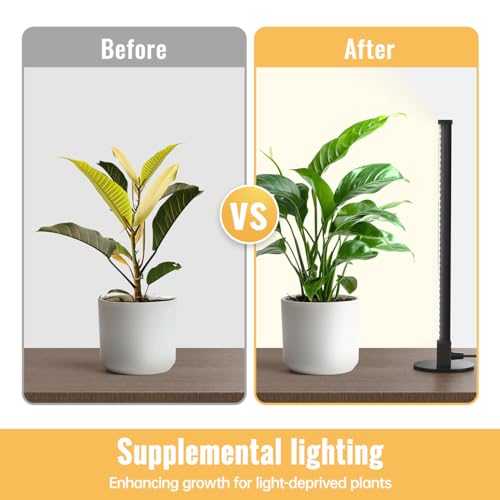 Vertical Grow Light, 72 LEDs Full Spectrum Bar, 5000K, T5, 11W