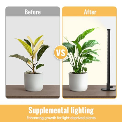 Vertical Grow Light, 72 LEDs Full Spectrum Bar, 5000K, T5, 11W