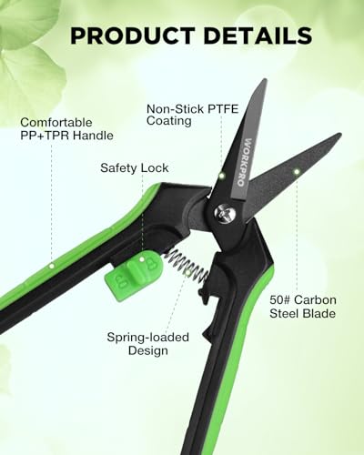 WORKPRO 2-Pack 6-Inch Garden Pruning Shears