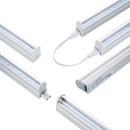 T5 Grow Lights for Indoor Plants Linkable 1ft LED Growing Lamp Plug in 2pc