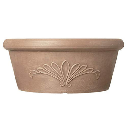 Arcadia Garden Products PSW TA30TP Plastic/Stone/Wood Composite Bulb Pan – No Drainage Hole (Drillable), Planter Bowl for Succulents, Bonsai, Fairy Gardens, Herbs,12" x 5", Taupe (Pack of 12) - color: Taupe, size: 12"x5" (Pack of 12)