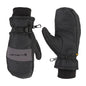 Carhartt Men's Waterproof Insulated Knit Cuff Mitten - color: Black/Grey, size: Medium