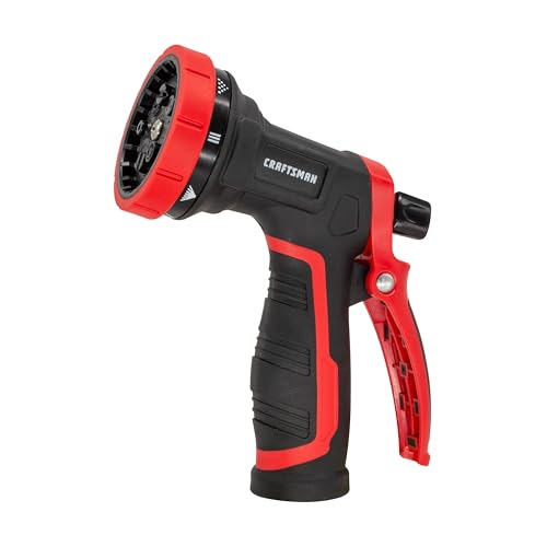Craftsman Heavy-Duty 8-Pattern Garden Hose Nozzle CMXMWBB16639 - style: Rear Trigger