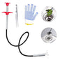 Flexible Grabber Tool (4 Claws), Snake Drain Hair Removal Tool - color: 35 inches