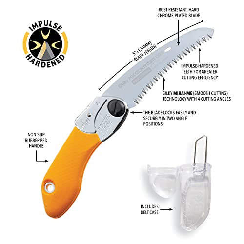 Silky - 726-13 Professional Series PocketBoy Curved Blade Folding Saw 130mm Large Teeth