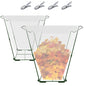2 Pack Heavy Duty Metal Trash Bag Holder Stand for Yard - color: Green-2