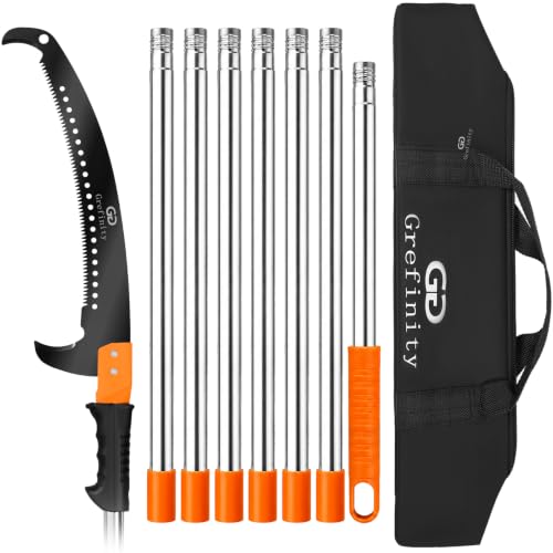 Grefinity Manual Pole Saw, 10 Ft Pole Saws for Tree Trimming - size: 10Ft