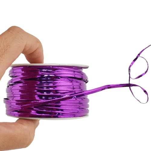 HAHIYO 100Yards/300Feet/91M Purple Metal Twist Ties Bread Candy Coffee Bag Ties Plant Garden Twist Ties for Cellophane Treat Bag Gift Wraping Bag Plastic Bag Halloween Party Cake Present Art Craft - color: Purple, size: 100Yards/300Feet/91M
