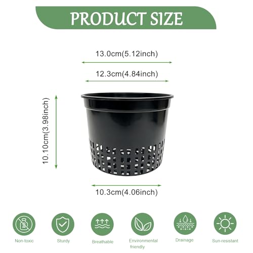 Heavy Duty Net Pots, 5 inch - size: 5 inch
