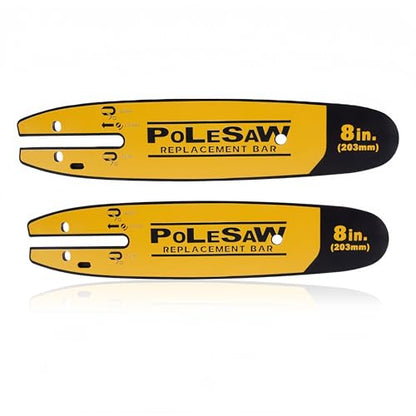 8-inch 2PCS Pole Saw Replacement Bar DWZCSB8 - color: 2bar