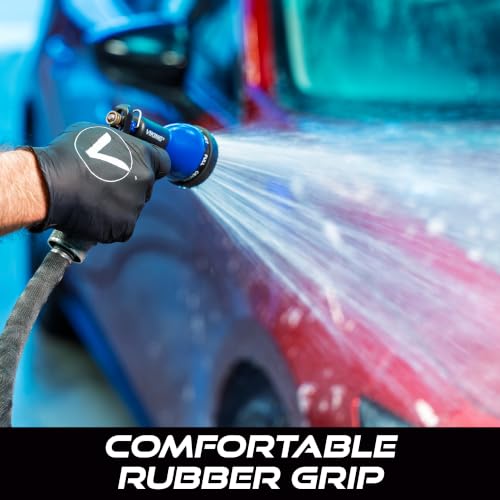 VIKING Garden Hose Nozzle with 8 Spray Patterns for Washing Cars - style: 8 Pattern Hand Control