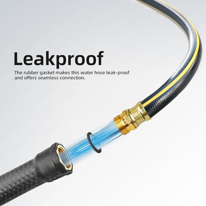10ft 5/8” Short Leader Garden Hose, Solution4Patio, Male to Female Fittings - size: 5/8 in. x 10 ft.