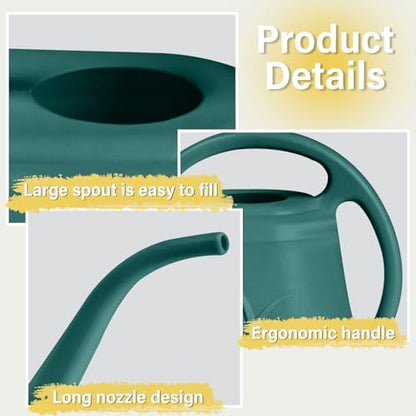 Mini Plastic Watering Can - 1 Pack - color: Green