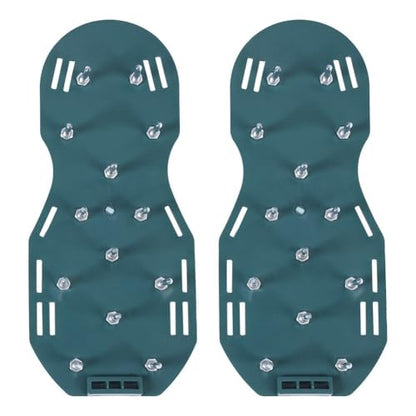 Lawn Aerator Shoes with 26 Spikes – Adjustable 3-Strap or 4-Strap Design for Soil Aeration, Yard and Garden Care(3 Straps) - size: 3 Straps