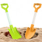 20 Inch Heavy Duty Plastic Beach Shovels for Kids Sand & Snow Digging - color: Orange-Green
