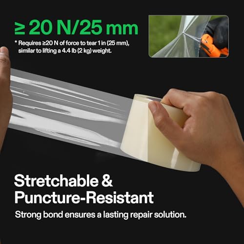 VIVOSUN Greenhouse Repair Tape, 6.3 mil 3" x 108' Heavy Duty Plastic Tape - size: 3”x108’
