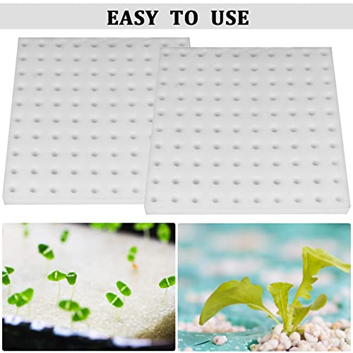 200 Pack Hydroponic Sponge Planting Tool Square Seedling Sponges Greenhouse Hydroponic Sponge Hydroponic Vegetable Planting Sponge for Small Bud Growth