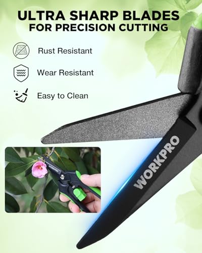 WORKPRO 6-Inch Garden Pruning Shears
