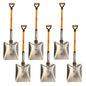 Ashman Snow Shovel with Large Scoop and Heavy Duty Handle (6 Pack) - size: 6 Pack, style: Snow Shovel