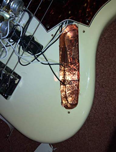 Copper Shielding Guitar Tape - Foil Tape EMI Blocking, Crafts, Electrical Repairs, Conductive Adhesive Copper Shielding Tape for Guitars Grounding