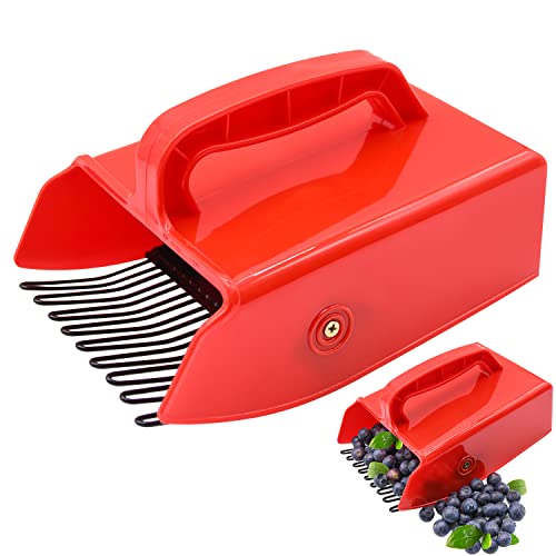1/2/4 Pack Berry Picker, with Metallic Comb and Ergonomic Handle - color: 1 Pack