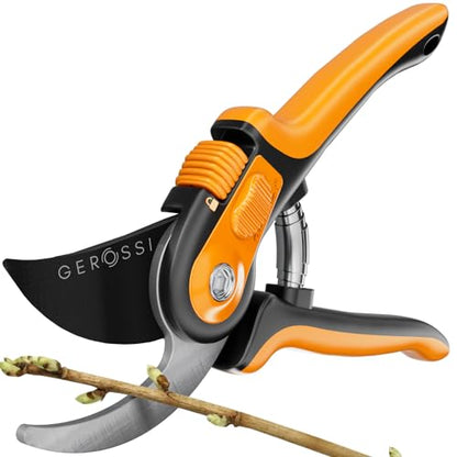 Bypass Pruning Shears and Hand Pruners for Gardening, Garden Clippers