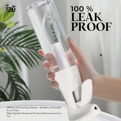1 Pc Continuous Spray Bottle For Hair (10 Oz/300ml) | Ultra Fine Consistent Mist | Leak Resistant | Easy Press Design | No Clogging | Durable Spray Bottles For Hairstyling, Barber, Plants & Cleaning.