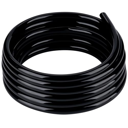 Black Vinyl Tubing 1” id - 25 Ft PVC Flexible Plastic Irrigation Hose - size: ID 1 INCH, style: 25 Feet