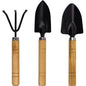 Kids Gardening Tools Set, 3-Piece Shovel Trowel Rake Kit