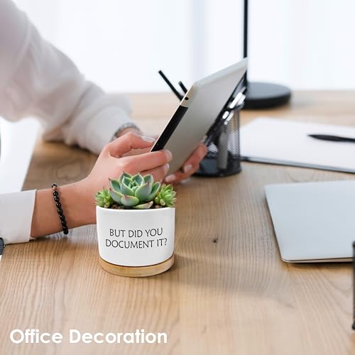 But Did You Document It Funny Plant Pots Succulent Planters - color: Style a -S
