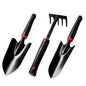 3-in-1 Garden Tool Set, Trowel, Transplanter & Cultivator,with Hang Hole,Ergonomic Handle and Comfort Grip,Rust Resistant Quenched Steel,Gardening Tools for Yard