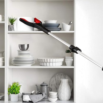 Grabber Reacher Tool - 32” Reacher Grabber Tool with Strong Magnetic and Swivel Head - Heavy Duty Pick Up Stick Grabbers for Seniors, Trash, Surgery Recovery Must Haves Gifts(Red) - size: Dark Red (Pack of 1)