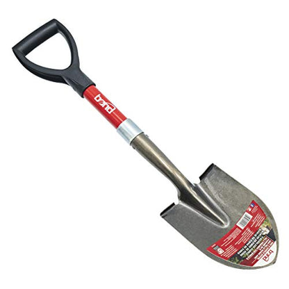 Bond Manufacturing LH015AM Mini D-Handle Shovel (12-Pack), Black - size: 12-PACK, style: ROUND POINT