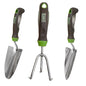 AMES 24450009 3-pc. Ergo Gel Grip Garden Tool Set with Hand Trowel, Transplanter & Cultivator - style: Trowel, Transplanter & Cultivator