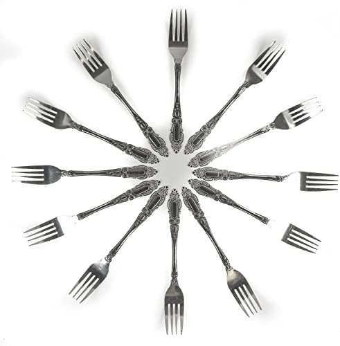 DecorRack 36 Piece Stainless Steel Dinner Forks, 7.5 in, Dishwasher Safe - size: 36 Pack