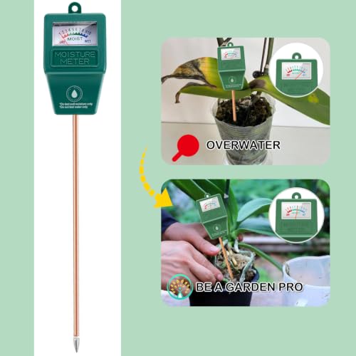 Antonki 2 Pack Soil Moisture Meter, Plant Water Meter Hygrometer