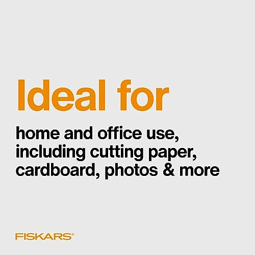 Fiskars 8" SoftGrip Everyday All Purpose Scissors, Office & Crafts, Grey - style: 8" All Purpose