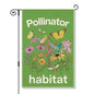 Perfectinsoy Pollinator Habitat Friendly Garden Flag 12x18 Gardener Gifts - color: Beige40