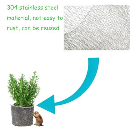 5 Packs Gopher Baskets 3 Gallon Size Stainless Stee (Small) - size: Multisize X 15 PCS