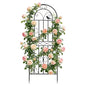 1 Pack 47.2"x19.7" Metal Gardon Trellis for Climbing Plants Outdoor, Black - size: 1P: 47.2" H x 19.7" W