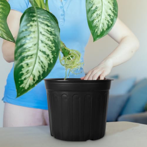 24 Pack 3 Gallon Nursery Pots Thickened Soft Black Plastic Plant Pots - size: 3Gallon(24pack)