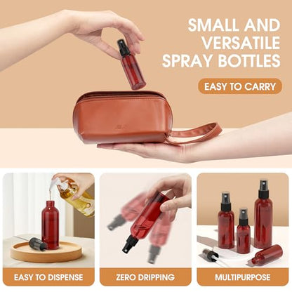 50Pack 4oz Spray Bottles 120ml Small Spray Bottle Bulk Fine Mist Sprayer - color: Red, size: 4oz-50PCS