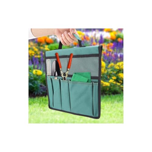 Garden Pouch,Foldable Portable Garden Kneeler Bench Kneeling Bag Gardening Tools Storage Stool Multiple Storage Pouch