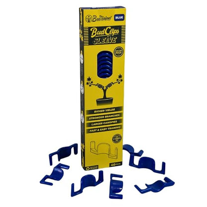 BudTrainer BudClips for Low Stress Plant Training, Blue, 40-Pack - color: Blue, size: 40pk